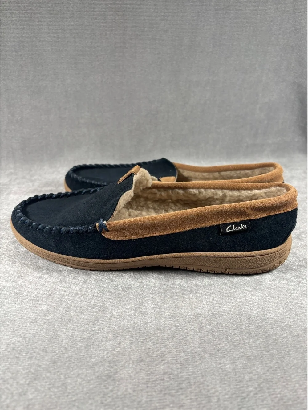 Clarks Men's GF2448M Moccasin Slippers Men’s Size 10
